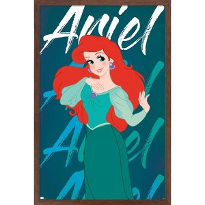 Trends International Disney Princess: Flower Senses - Ariel Framed Wall Poster Prints - 1 of 4