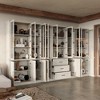 FUFU&GAGA Grey Modular Display Cabinet, Any Matching Assembly, Large Capacity Storage, Tempered Glass Door Showing Quality - 3 of 4