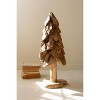 Rustic Teak Christmas Tree – 31.5"H Handmade Holiday Tabletop Decor (Large) by Kalalou - 2 of 3