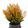 Unique Bargains Artificial Plants Tiered Festive Flower Cone Plastic 3.74"x3.74"x9.84" 1 Pc - 4 of 4