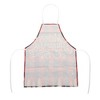 Unique Bargains Christmas Aprons Linen Red Black Beige 21.65"x26.77" 1 Pcs - 4 of 4