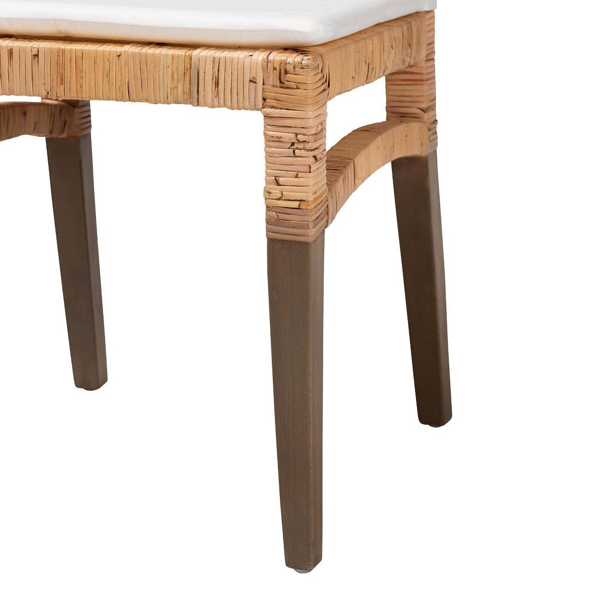 2pc Poltak Rattan Dining Chair Set Brown - bali & pari - thumbnail 7