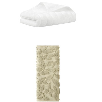 REGALWOVEN Cotton Bathroom Hand Towels for Kitchen Hotel Spa 14" x 30" 2 Pcs