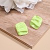 SOHI Women's Textured Enamel Stud Earrings - 2 of 4