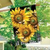 Briarwood Lane Spring House Flag 40x28 For Outdoor Buzzing Sunflowers For Spring House Flag - 4 of 4