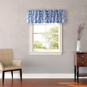 Laura Ashley Charlotte Valance - 86" X 15" - China Blue - 1 of 2