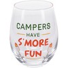 Pavilion Gift Company - S'more Fun - 18 oz Stemless Wine Glass - Drinkware - 4 of 4