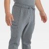 Toddler Boys' Washed French Terry Jogger Pants - Cat & Jack™ - 2 of 4