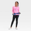 Girls' Long Sleeve 'Rainbow Star' Graphic T-Shirt - Cat & Jack™ Magenta - image 4 of 4