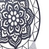Contemporary Metal Abstract Wall Decor Black - Olivia & May: Iron Art, Vertical Orientation, Indoor Use - 4 of 4