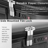 3 Piece PC+ABS Hardside Luggage Set 20" 24" 28" with TSA Lock, YKK Zippers, Spinner Wheels, Aluminum Handle, Lightweight Durable Suitcase - 3 of 4