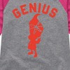 Girls' - Jimmy Neutron - Genius Shirt Tail Raglan Graphic T-shirt - 2 of 3