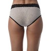 Just Intimates Ultra Soft Bikini Panties w/ Lace Trim Underwear (Pack of 4) - 4 of 4