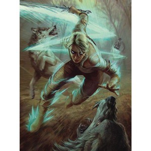 Dark Horse Comics The Witcher 3 Ciri Fighting Wolves 1000 Piece Puzzle - 1 of 4