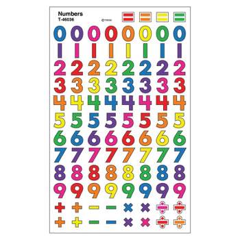 Trend Numbers superShapes Stickers, 800 ct