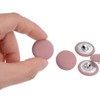 Unique Bargains Round Metal Sewing Cloth Covered Button 10 Pcs - 4 of 4