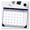 Monthly Desk Pad Calendar, 21.25 x 16, White/Blue/Green Sheets, Black Binding, Black Corners, 12-Month (Jan to Dec): 2026 - 4 of 4