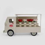 4.5" Cupids Floral Delivery Truck Valentine's Day Decorative Prop - Spritz™
