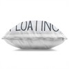 Stupell Industries Today's Forecast Floating Phrase Indoor Pillow, 18 x 18 - 2 of 3