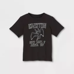 Toddler Boys' Led Zeppelin Short Sleeve Graphic T-Shirt - Black