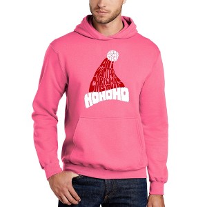 LA Pop Art All I Want for Christmas is You - Men's Word Art Hooded Sweatshirt - 1 of 4