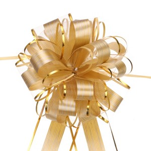 Unique Bargains Wedding Baskets Presents Christmas Large Pull Bow Gift Wrapping Bows Ribbons 20 Pcs - 1 of 4