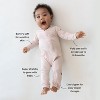 Kyte Baby Zippered Romper in Blush - 3 of 4