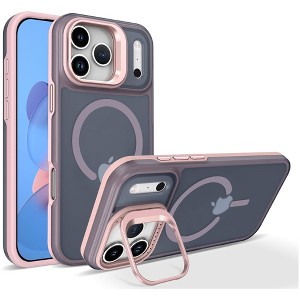 HTUTWOO for iPhone 17 Pro Case, Slim Fit Matte Clear Protective Cover, Compatible with Magsafe, with Camera Lens Bracket for iPhone 17 Pro - 1 of 4
