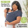 KeaBabies Original Baby Wraps Carrier, Baby Sling Carrier, Stretchy Infant Carrier for Newborn, Toddler - 4 of 4
