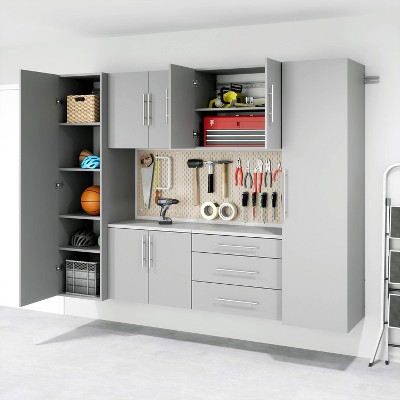 Locking Media Storage Cabinet Black - Prepac : Target