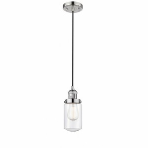 Dover - 1 Light Cord Hung Mini Pendant In Traditional Style-10.25 Inches Tall and 4.5 Inches Wide - 1 of 1