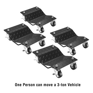 Pentagon Tools 16x12in Antiskid Car Dolly Set of 4 - 1 of 4