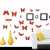 Slickblue Fluttering Butterflies Wall Art Stickers – Easy-to-Apply Vinyl Decals for Home 19.7" x 27.6" - 3 of 3