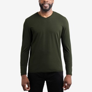 X RAY Men's V-Neck & Henley Long Sleeve T-Shirt - 1 of 4