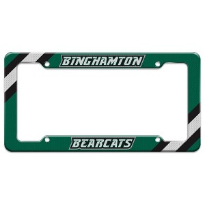 Binghamton Bearcats Corner Stripes License Plate Tag Frame - 1 of 4