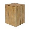 Christopher Knight Home Zata Modern Patio Square-Column Lightweight Concrete End Table - 2 of 4