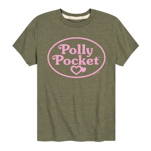 Boys' - Polly Pocket - Polly Pocket Pink Logo Short Sleeve Graphic T-Shirt - 1 of 3