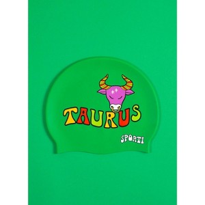 Sporti Groovy Zodiac Taurus Silicone Swim Cap - 1 of 3