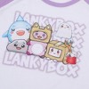 LankyBox Favorite Characters Youth Girl Raglan Tee & Sleep Pajama Pants Set - 3 of 4