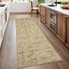Coucheta Floral Rugs, Washable Soft Non Slip Area Rug for Living Room Bedroom, Distressed Vintage Stain Resistant Large Under Table Carpet - 3 of 4