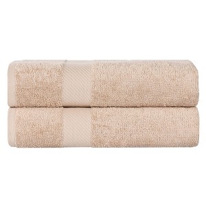 Modern Solid Classic Luxury Egyptian Cotton Towel Set by Blue Nile Mills - 1 of 4