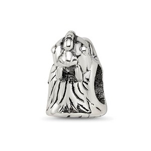 Black Bow Jewelry Sterling Silver Chicken Bead Charm - 1 of 4
