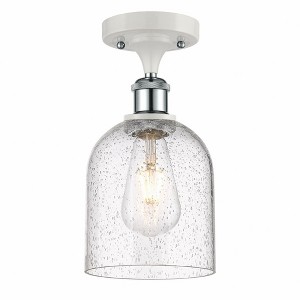 Bella - 1 Light Semi-Flush Mount In Industrial Style-10.75 Inches Tall and 5.5 Inches Wide - 1 of 1