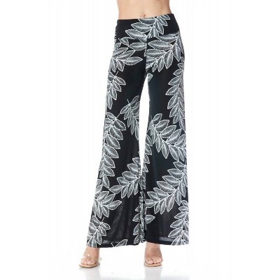 Women's Wo's Printed Palazzo Pants - ariella