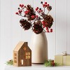 4pc Christmas Pick Set 2 Iced Pinecone 2 Red Berry with Pinecones - Wondershop™ - 2 of 4