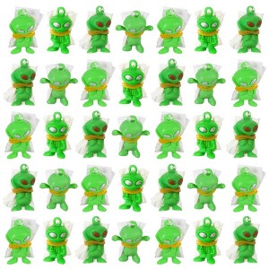 ArtCreativity Alien Paratroopers Party Favors with Parachutes (Pack of 144) - 1 of 4