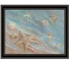 HomeRoots Seashore Star Black Framed Print Wall Art - 4 of 4