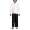 Lands' End School Uniform Kids Long Sleeve Mesh Polo Shirt - 4 of 4