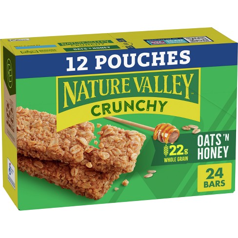 Nature Valley™ Crunchy Granola Bars Oats 'n Honey (Double Bar) (28 ct) 1.49  oz