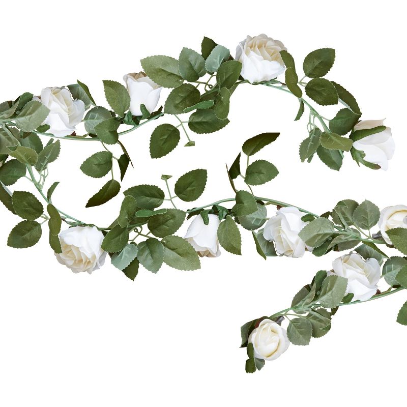 Floral Garland Party Decoration Off White, 2 of 4